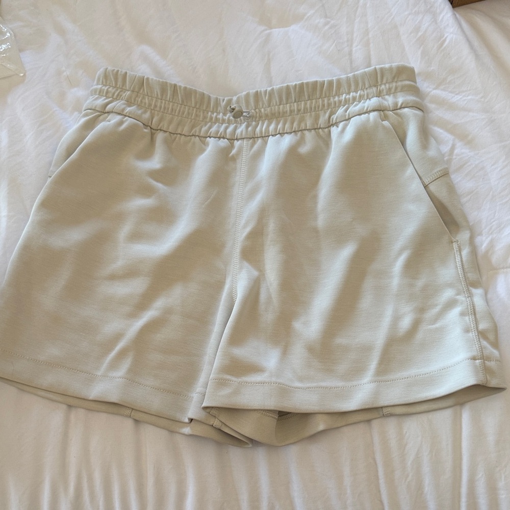Lululemon Athletica Cream Athletic Shorts